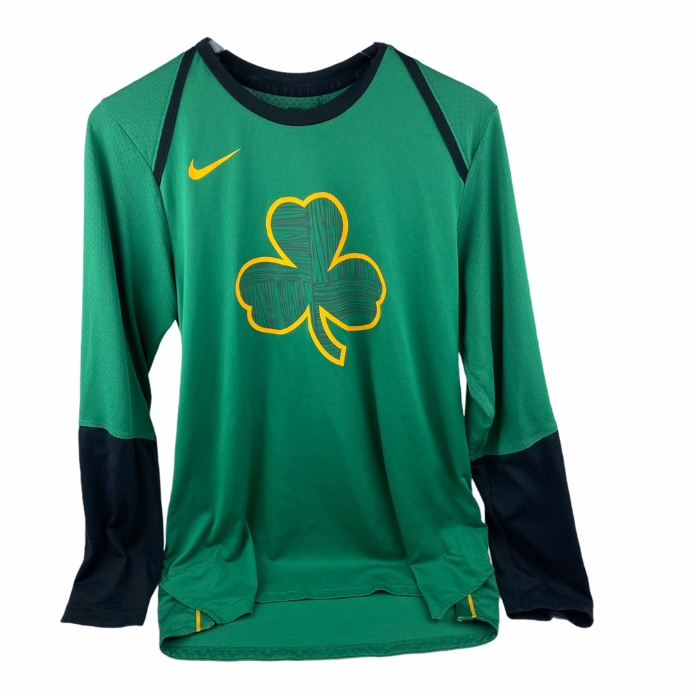 NIKE NBA Dri-Fit Clover Celtics Long Sleeve Jersey - Picture 3 of 6